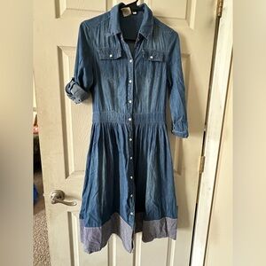 Shabby apple denim dress